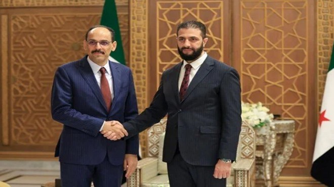 MİT Başkanı Kalın, Şara ile görüştü