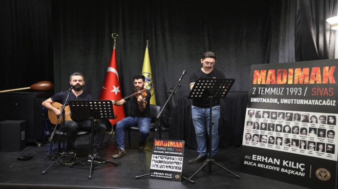 Madımak'tan yitirilen canlar türkülerle anıldı