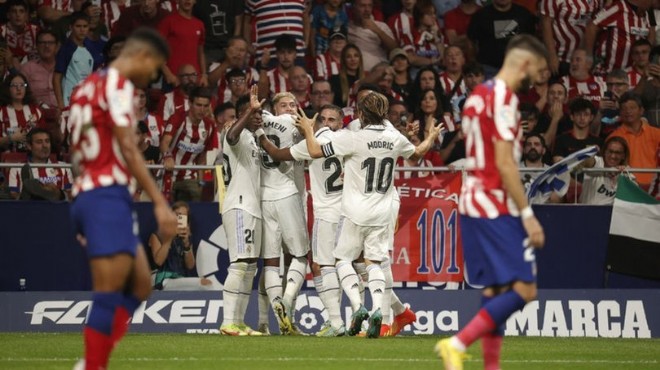 Madrid derbisinde zafer Real in oldu!