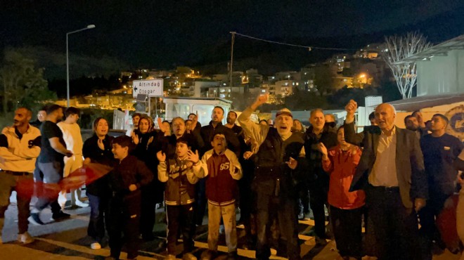 Mahalleliden  Onat Tüneli  eylemi