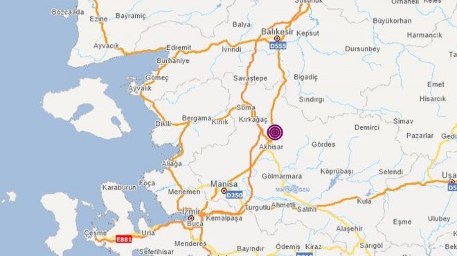 Manisa Akhisar'da korkutan deprem