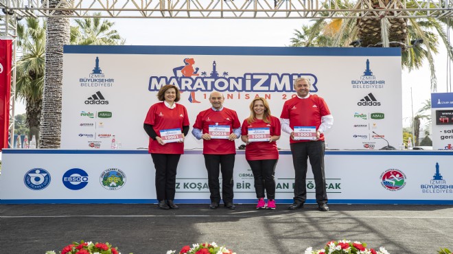 Maratonİzmir vitrine çıktı: Deparlar fidan olacak!