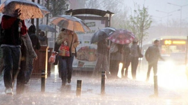 Marmara, Ege ve Karadeniz için sağanak uyarısı