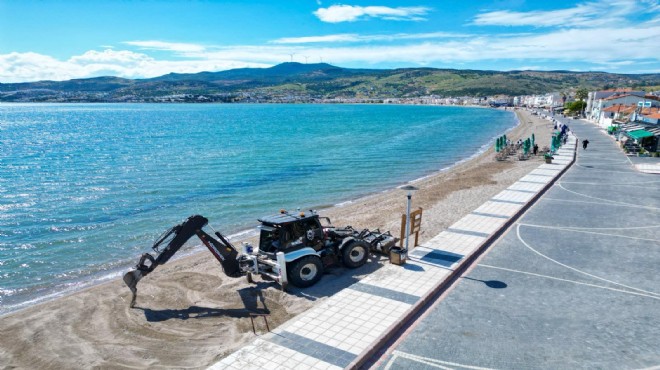 Mavi Bayraklı plajlar misafirlerini bekliyor: Dikili sezona hazır!