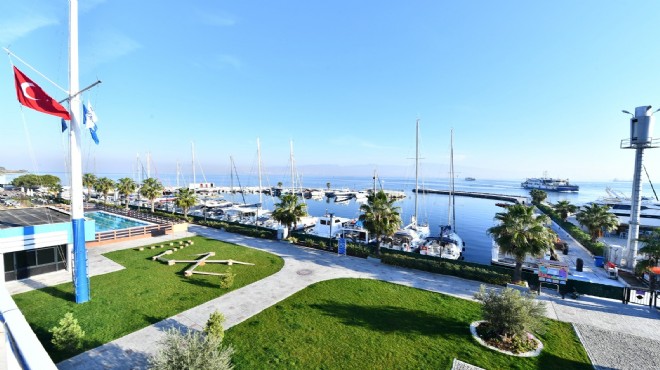 Mavi bayraklı İzmir Marina İzmirlilerin gözdesi!