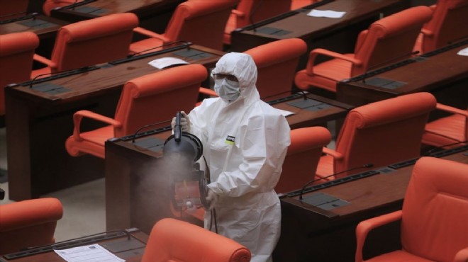 Meclis Genel Kurulu'nda virüs paniği