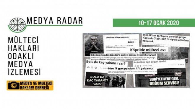 Medya Radar'a 6. haftada 347 haber takıldı