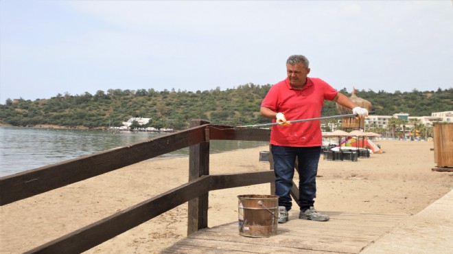 Menderes plajlarında tadilat zamanı!