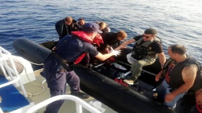 Menderes'te 18 kaçak göçmen yakalandı
