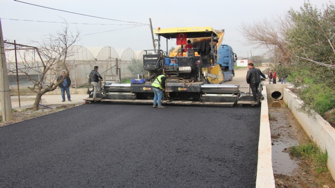 Menderes'te Altıntepe'ye 'altın yollar'