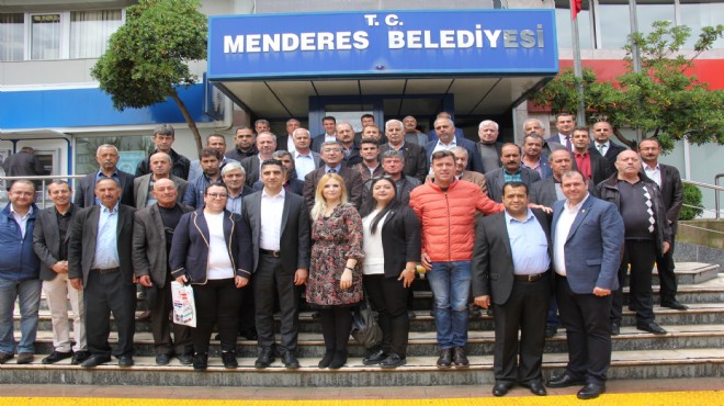 Menderes'te başkandan muhtarlarla güç birliği