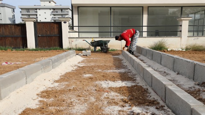 Menderes te belediyeden yeni park ve otopark