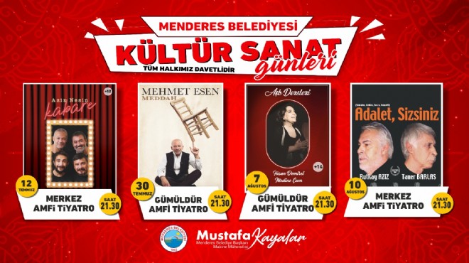 Menderes'te kültür-sanat günleri