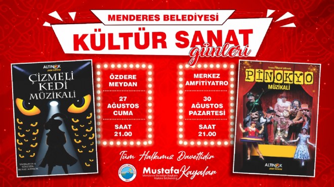 Menderes'te çocuklar için tiyatro zamanı