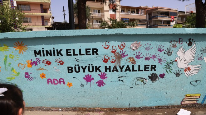 Menderes'te minik eller, büyük hayaller çizdi