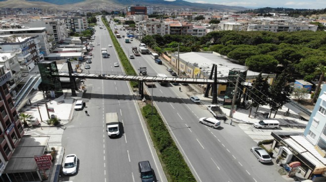 Menemen da yaya trafiğini rahatlatacak hamle