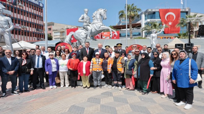 Menemen de 19 Mayıs coşkusu yaşandı