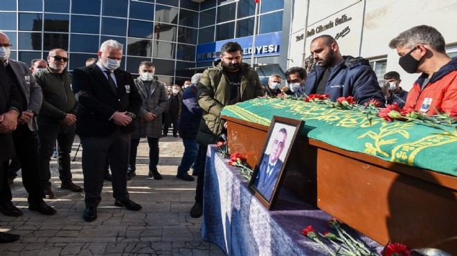 Menemen'de yas: Zabıta Müdür Akdemir'e veda...