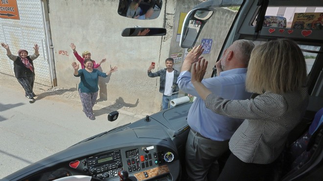 Menemen'de Pehlivan’dan seçim zaferi sonrası teşekkür turu