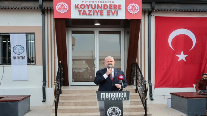 Menemen e yeni taziye evi