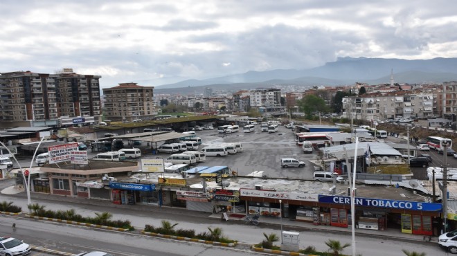 Menemen garajındaki minibüs ve otobüsçülerden ücret alınmayacak