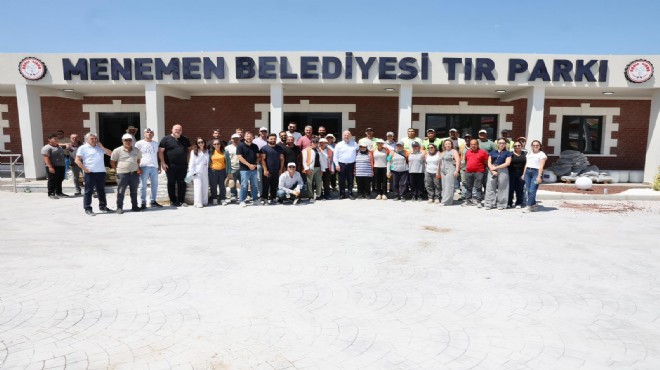 Menemen in modern TIR Garajı açılış için gün sayıyor!
