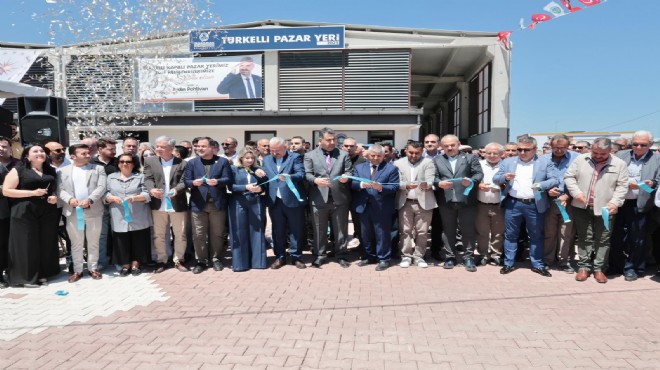 Menemen’e bir kapalı pazar yeri daha!