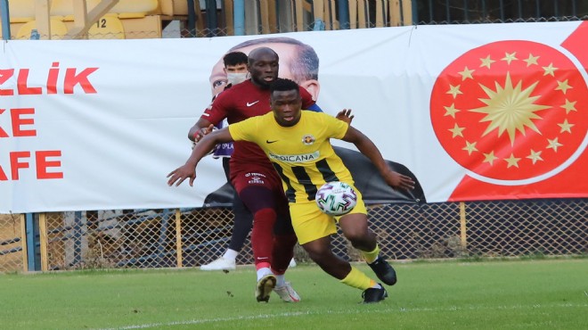 Menemenspor 1 puana razı oldu: 1-1