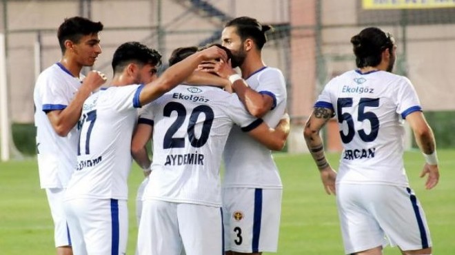 Menemenspor dan 4 gollü galibiyet