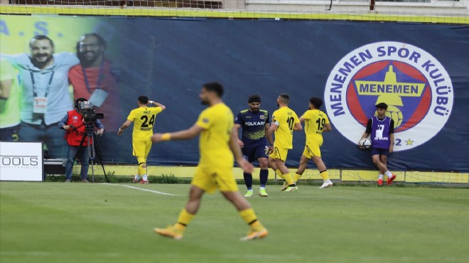 Menemenspor evinde dağıldı: 1-3