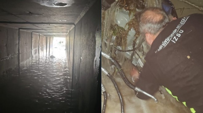 Menfezde sıkışan araç için seferberlik