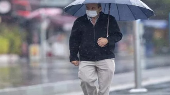 Meteoroloji den Ege için  sağanak  uyarısı