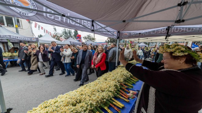 Mis kokulu festivalde Tugay dan üreticiye  yanınızdayız  mesajı!
