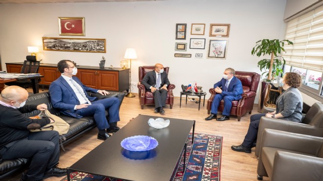 Moskova Hükümet Bakanı Cheremin'den Soyer'e ziyaret