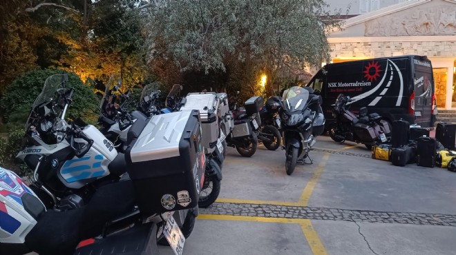 Motosiklet tutkunlarının ilk durağı Foça!