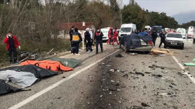 Muğla'da katliam gibi kaza: 5 ölü