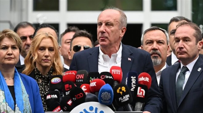 Muharrem İnce'den flaş karar: Adaylıktan çekildi!