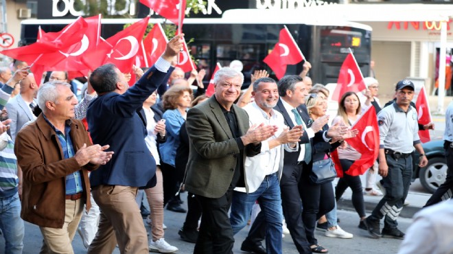 Narlıdere 19 Mayıs ta tek yürek... Engin den sandık mesajları