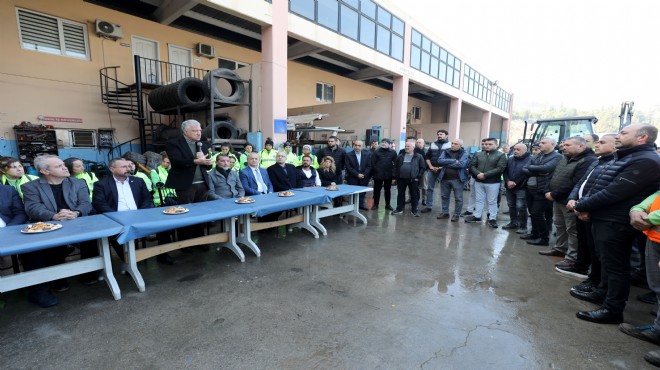 Narlıdere Belediyesi'nde yeni yıl kutlaması