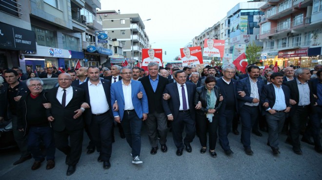 CHP'li Engin'den binlerle bahar yürüyüşü!