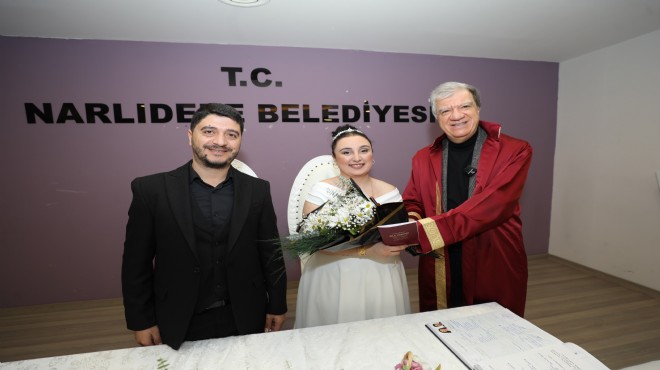 Narlıdere'de çiftlere 14 Şubat sürprizi