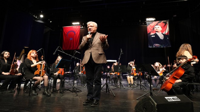 Narlıdere'nin Çocuk Senfonisi Aydın'da sahne aldı