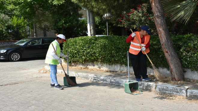 Narlıdere nin sokaklarına kadın eli değdi