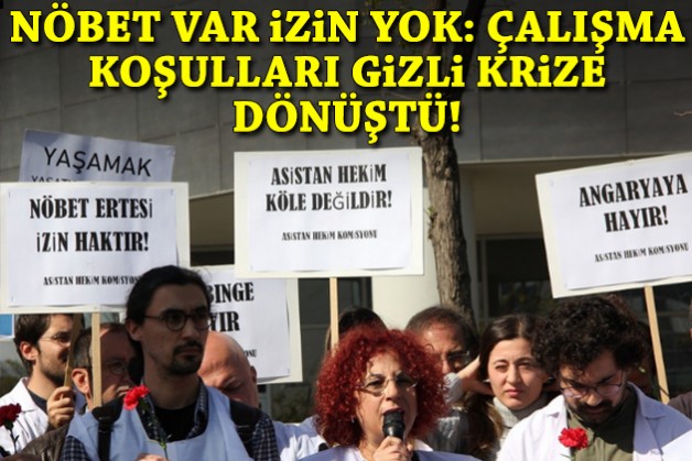 Nöbet var, izin yok: DEÜ Hastanesi'nde çalışma koşulları gizli krize dönüştü!