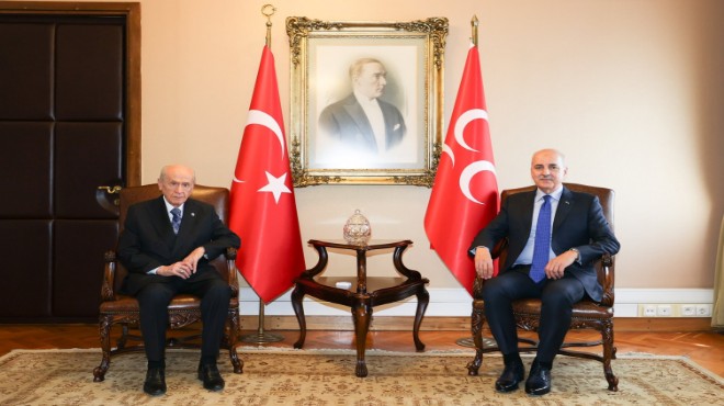Numan Kurtulmuş tan Devlet Bahçeli ye ziyaret