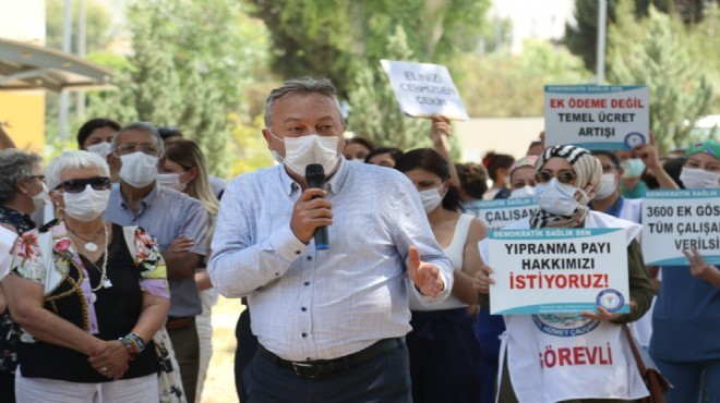 O eylem sonrası DEÜ'den 'siyaset' çıkışı.... Başkan Çalkaya'dan kontra!