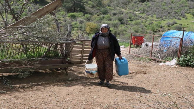 O mahallede 25 yıldır su sorunu yaşanıyor