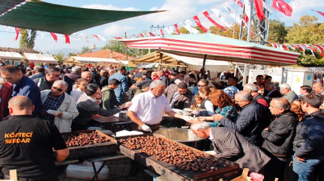 Ödemiş kestane festivali ile şenlendi