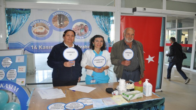 Ödemiş’te diyabet farkındalık etkinliği