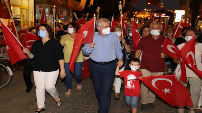 Ödemiş'te zafer coşkusu zirvede yaşandı!